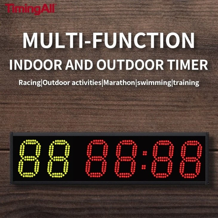 two color huge gym clock